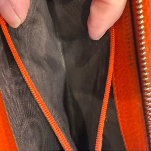 GUCCI long wallet interlocking G leather Orange women - Picture 13 of 16